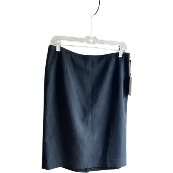 NWT Calvin Klein blue pinstripe skirt suit Sz 10 - Picture 5 of 10